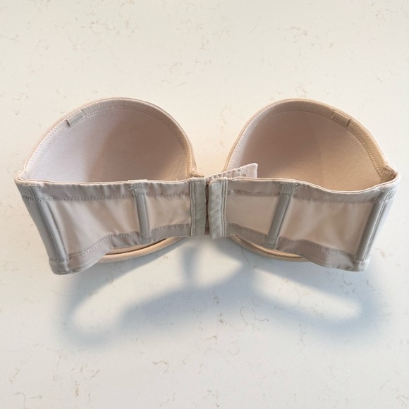 Wacoal Strapless Full Bust Underwire Bra Naturally Nude 32DD Strapless - Picture 5 of 10